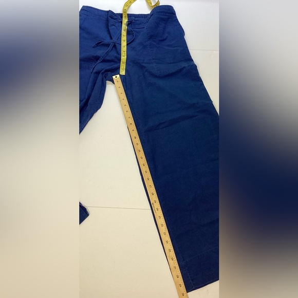Maiwa indigo summer weight cotton drawstring pants lg. - Picture 8 of 15